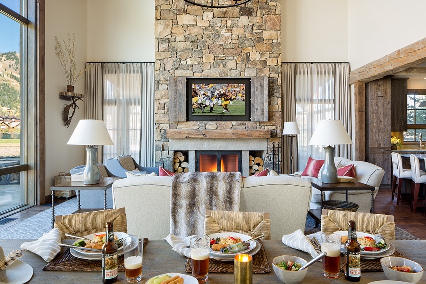 Great Room - Lodge at Shooting Star 01 - Teton Village, WY - Luxury Villa Rental