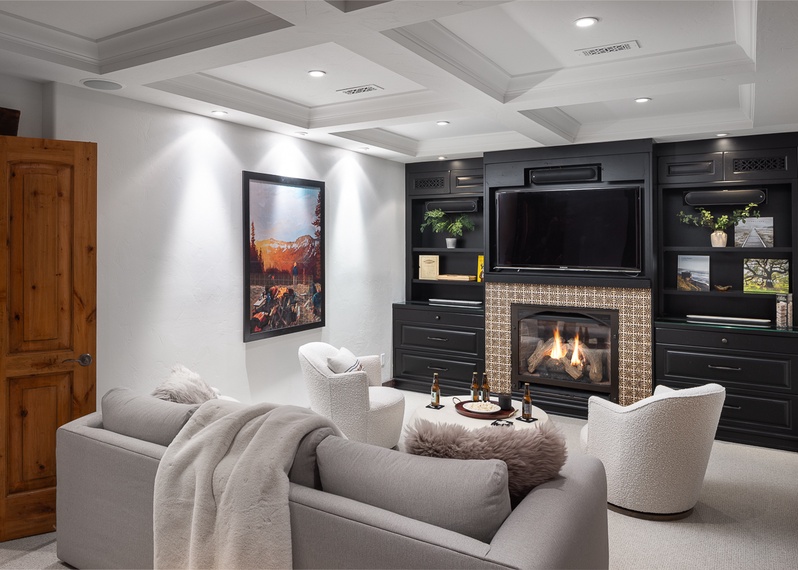 Media Room - Rodeo Ridge - Jackson WY - Luxury Villa Rental