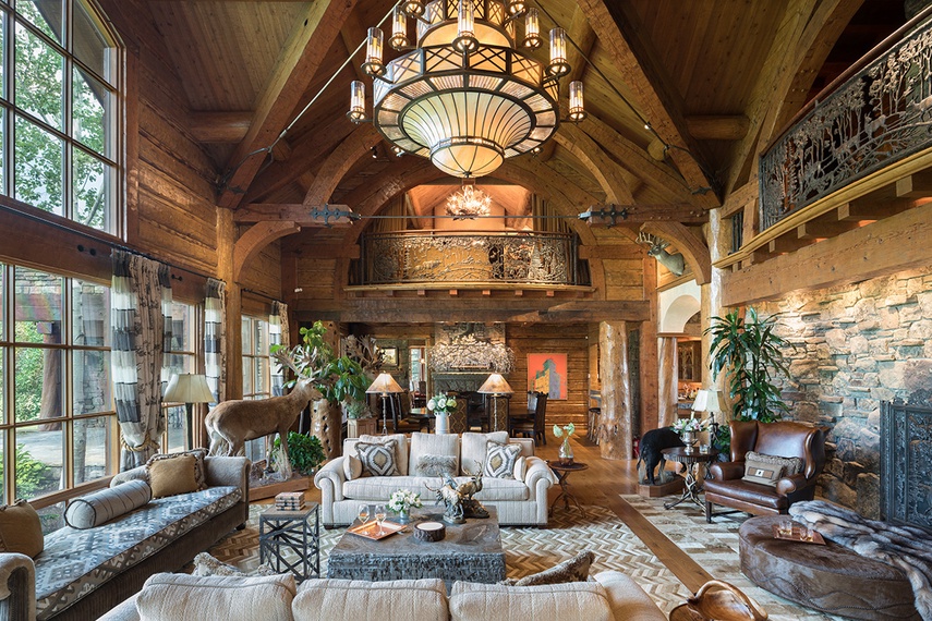 Great Room - Royal Wulff Lodge - Jackson Hole, WY - Private Luxury Villa Rental