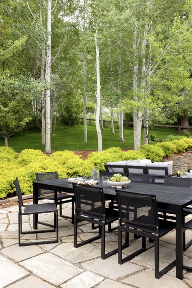 Outdoor Dining - Rodeo Ridge - Jackson WY - Luxury Villa Rental