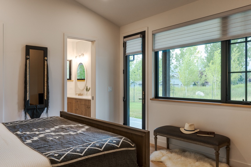 Guest Bedroom 1 - Oatgrass Escape - Jackson, WY - Luxury Villa Rental