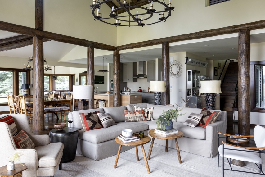 Great Room - Retreat on the Creek  - Jackson Hole, WY - Luxury Villa Rental