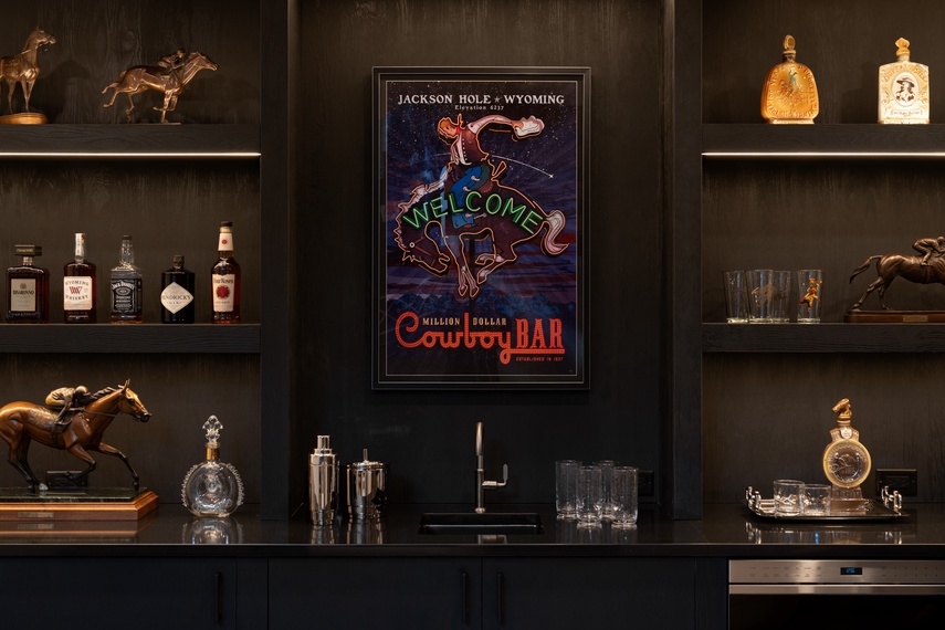 Wet Bar - Oatgrass Escape - Jackson, WY - Luxury Villa Rental