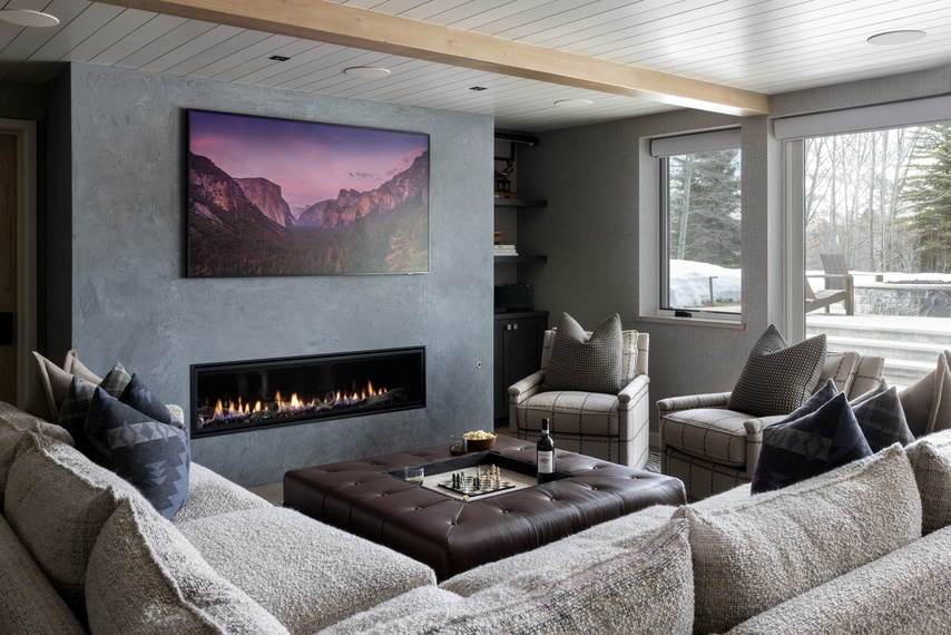 Media Room - Aspen Vista - Jackson, WY - Luxury Villa Rental