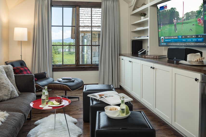 Media Room - Fish Creek Lodge 11 - Teton Village, WY - Luxury Villa Rental