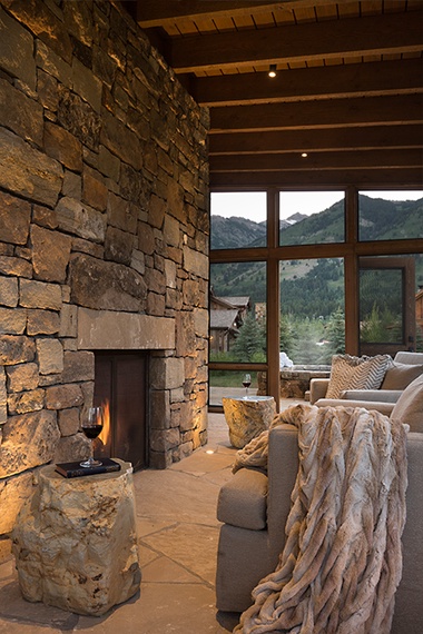 Patio - Lodge at Shooting Star 03 - Teton Village, WY - Luxury Villa Rental