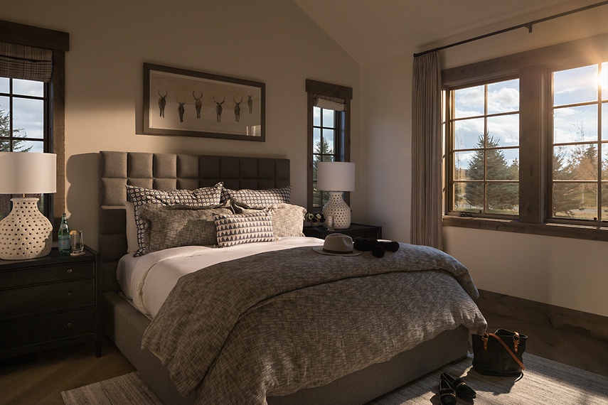 Guest Bedroom 1 - Cirque View Homestead - Teton Village, WY - Luxury Villa Rental