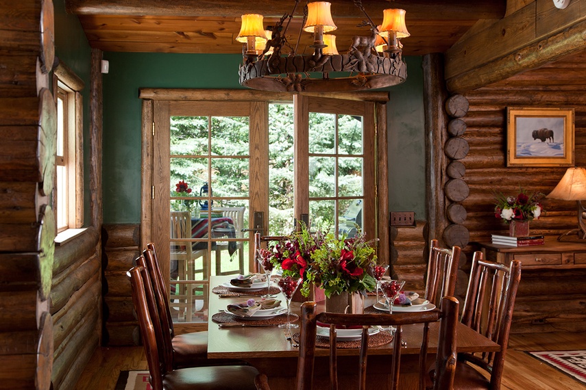 Dining - The Cabin - Jackson Hole, WY - Luxury Villa Rental