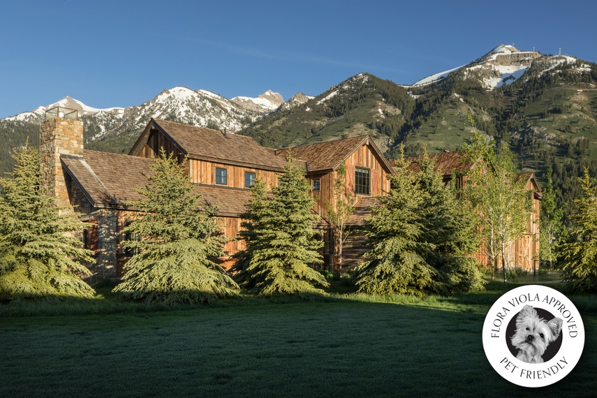 Pets Considered, Flora Viola Approved - Four Pines 12 - Teton Village, WY - Luxury Villa Rental