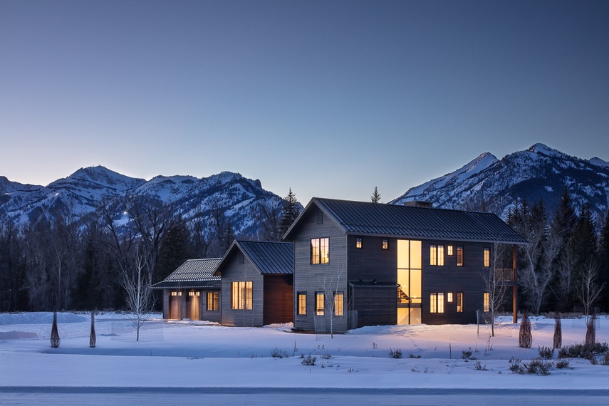 Side Exterior - Northern Hideaway - Jackson, WY - Luxury Villa Rental