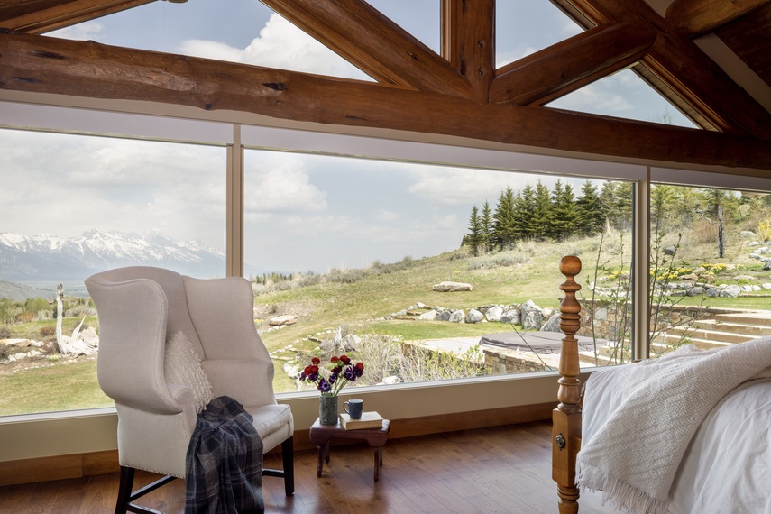Primary Bedroom - Teton Perspective - Jackson, WY - Luxury Villa Rental