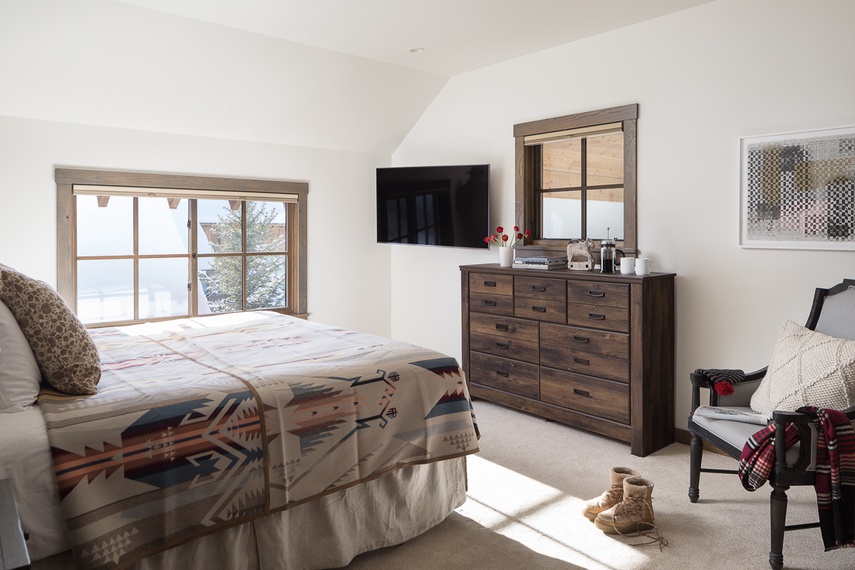 Guest Bedroom 1 - Four Pines 102 - Teton Village, WY - Luxury Villa Rental