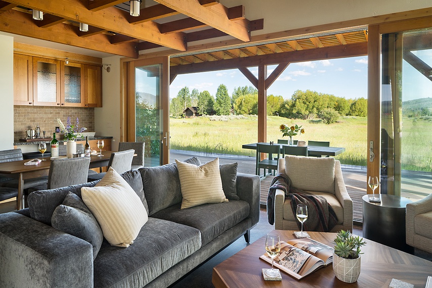 Great Room - Munger View - Jackson Hole, WY - Luxury Villa Rental