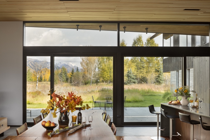 Dining - Wilderness Meadow - Jackson Hole, WY - Private Luxury Villa Rental