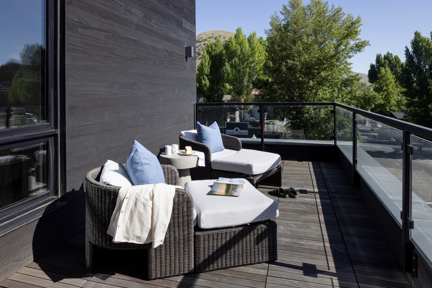Primary Balcony - Glenwood 09 - Jackson, WY - Luxury Villa Rental