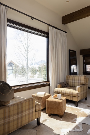 Primary Bedroom - Fish Creek Lodge 08 - Teton Village, WY - Luxury Villa Rental