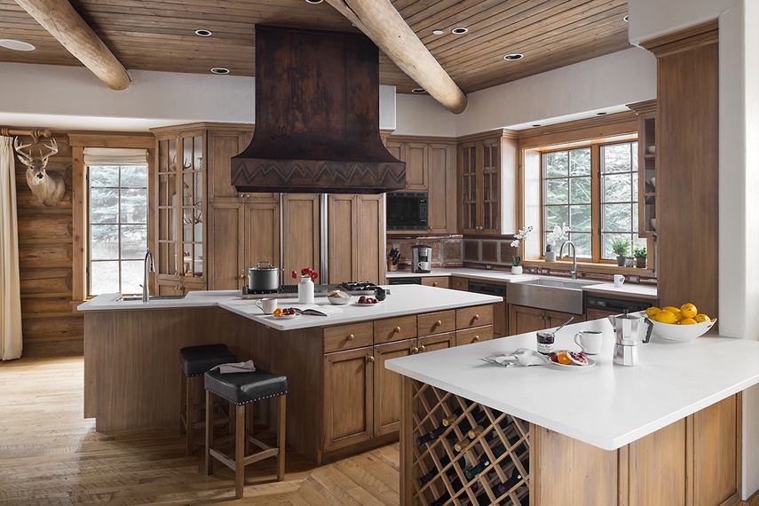 Kitchen - Mountain View - Wilson, WY - Luxury Villa Rental