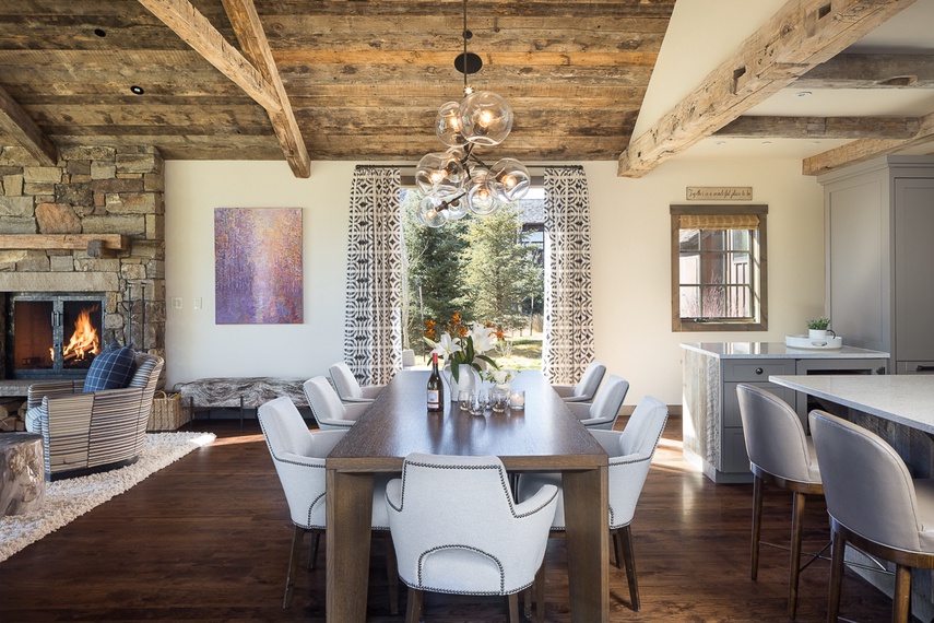 Dining - Four Pines 77 - Teton Village, WY - Luxury Villa Rental