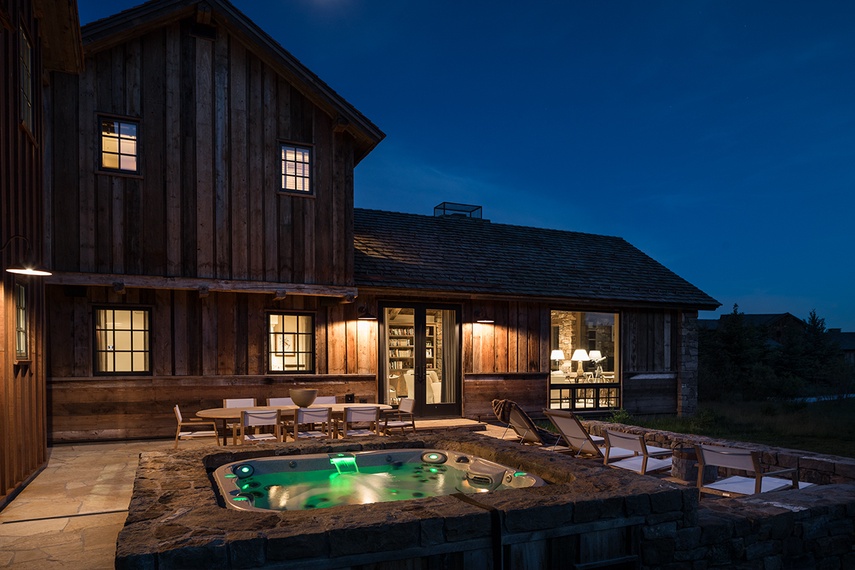 Hot Tub - Four Pines 12 - Teton Village, WY - Luxury Villa Rental
