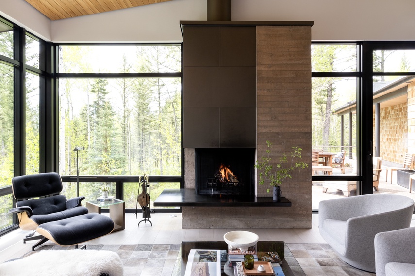 Great Room - Main House - Fish Creek Compound - Wilson, WY - Luxury Villa Rental