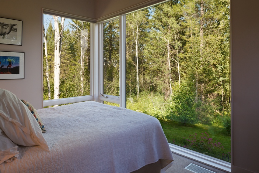 Guest Bedroom 1 - Guest House - Fish Creek Compound - Wilson, WY - Luxury Villa Rental