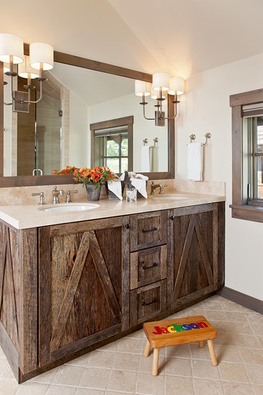 Guest Bedroom 2 Bathroom - Fish Creek Lodge 02 - Teton Village, WY - Luxury Cabin Rental