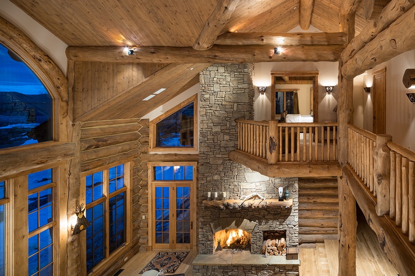 Juliet Balcony off Bedroom 2 - Mountain View - Wilson, WY - Luxury Villa Rental