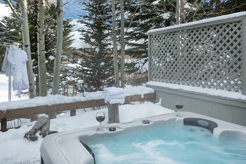 Hot Tub -  Pines Garden Home 4140 - Jackson Hole Luxury Villa Rental