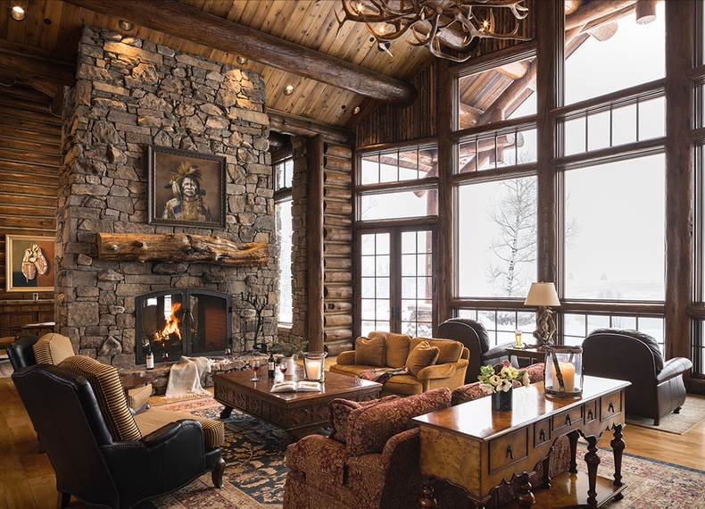 Great Room - Phillips Ridge - Jackson, WY - Luxury Villa Rental