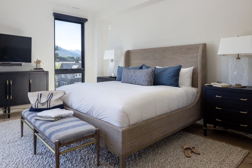 Primary Bedroom - Glenwood 09 - Jackson, WY - Luxury Villa Rental