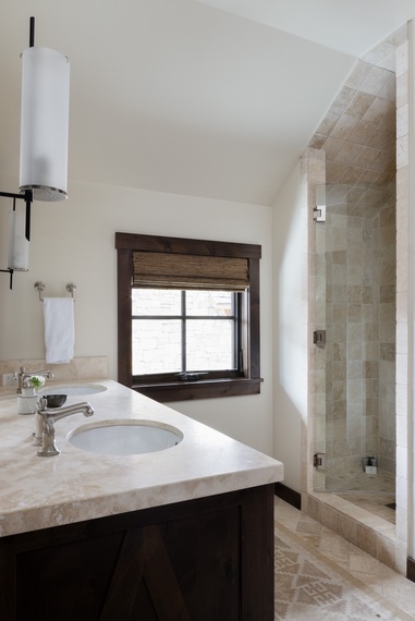 Guest Bathroom - Fish Creek Lodge 08 - Teton Village, WY - Luxury Villa Rental