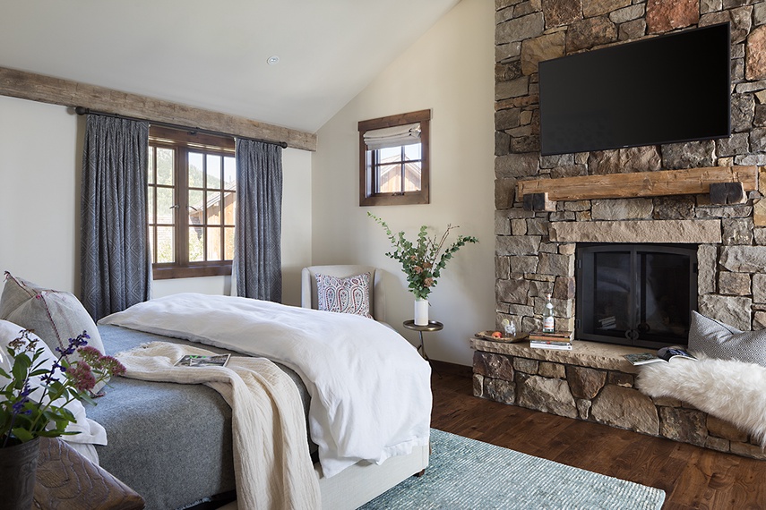 Primary Bedroom - Four Pines 07 - Teton Village, WY - Luxury Villa Rental