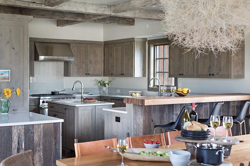 Kitchen - Four Pines 08 - Teton Village, WY - Luxury Villa Rental