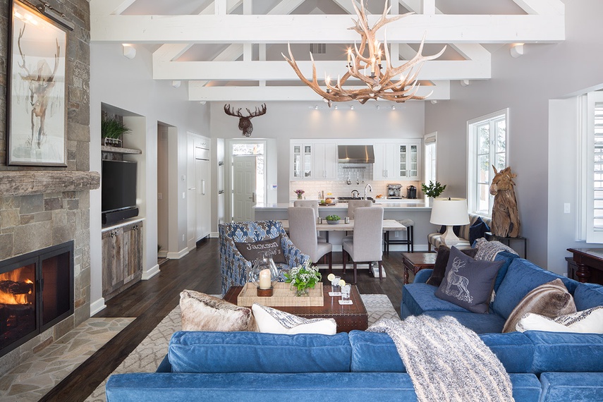 Great Room - Pines Garden Home 4140 - Jackson Hole Luxury Villa Rental