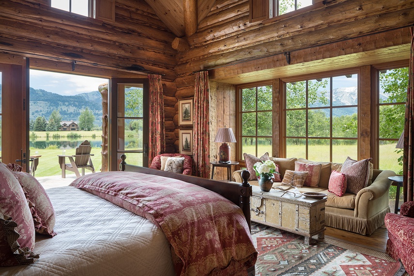 Guest Bedroom 1 - Grizzly Wulff Lodge - Jackson Hole, WY - Luxury Villa Rental