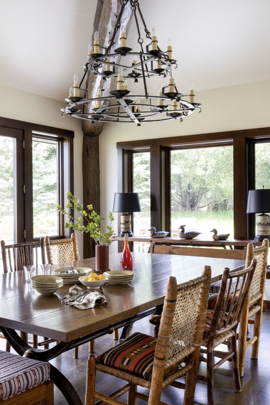 Dining - Retreat on the Creek -  Jackson Hole, WY - Luxury Villa Rental
