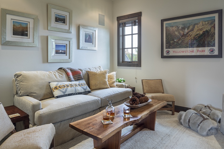 Media Room - Four Pines 12 - Teton Village, WY - Luxury Villa Rental