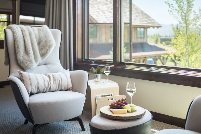 Primary Bedroom - Fish Creek Lodge 11 - Teton Village, WY - Luxury Villa Rental