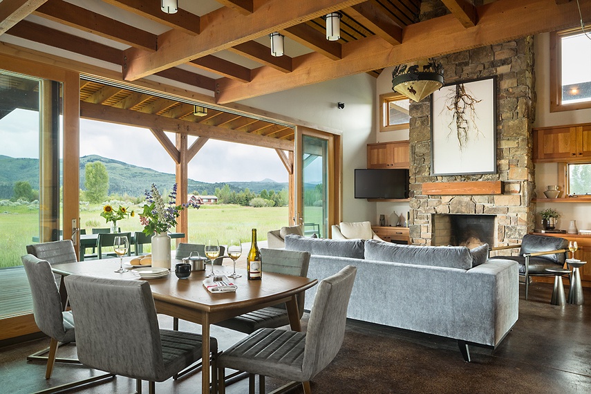 Dining - Munger View - Jackson Hole, WY - Luxury Villa Rental