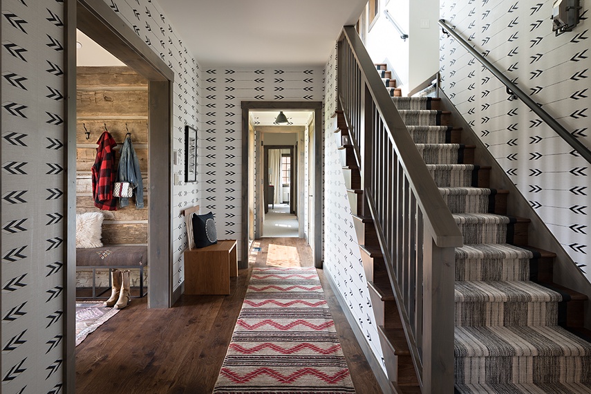 Entry Hall to Master Bedroom - Four Pines 08 - Teton Village, WY - Luxury Villa Rental