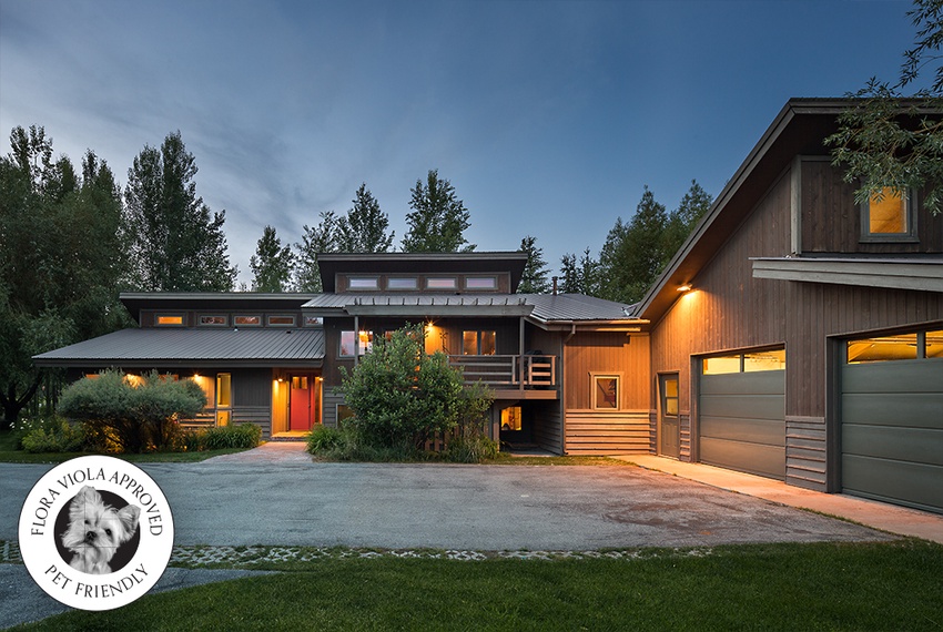 Pets Considered, Flora Viola Approved - Sundown - Jackson WY - Luxury Villa Rental