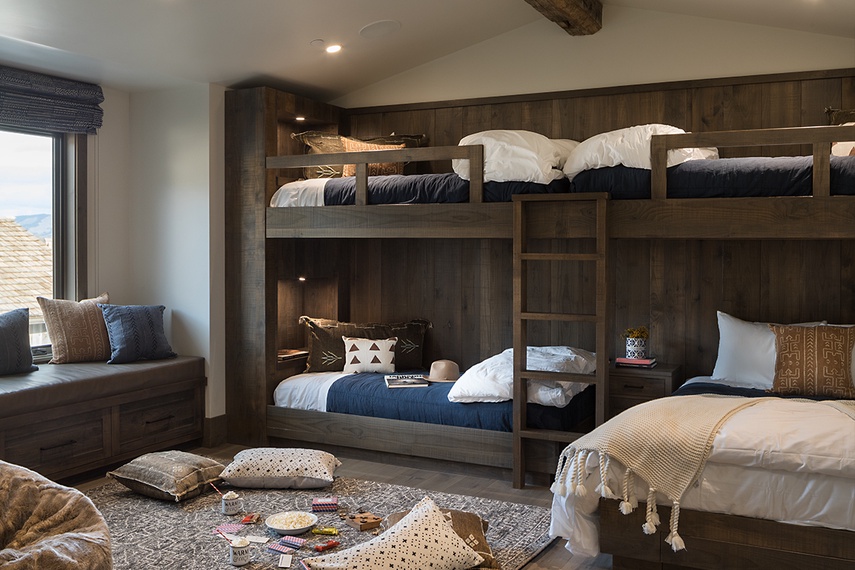 Bunk Room - Cirque View Homestead - Teton Village, WY - Luxury Villa Rental