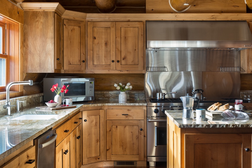 Kitchen - Lost in the Woods - Wilson, WY - Luxury Villa Rental
