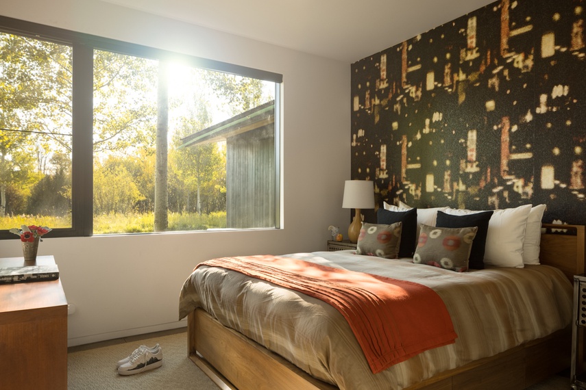 Guest Bedroom 1 - Wilderness Meadow - Jackson Hole, WY - Private Luxury Villa Rental