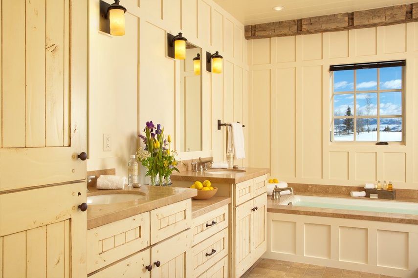 Primary Bathroom - Shooting Star Cabin 04 - Teton Village, WY - Luxury Villa Rental