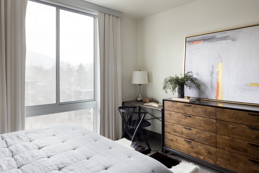 Guest Bedroom - Penthouse on Glenwood 401 - Jackson Hole, WY -  Luxury Villa Rental