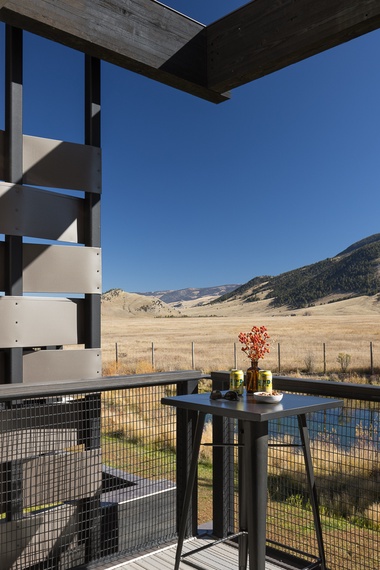 Balcony off Great Room - Hidden Hollow 304 - Jackson, WY - Luxury Villa Rental