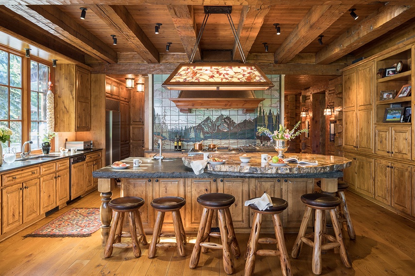 Kitchen - Royal Wulff Lodge - Jackson Hole, WY - Private Luxury Villa Rental