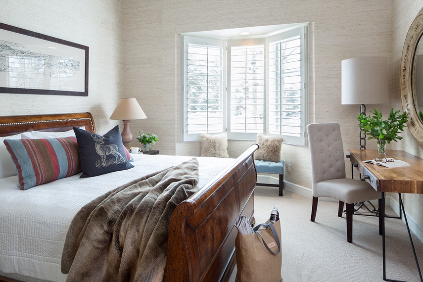 Guest Bedroom -  Pines Garden Home 4140 - Jackson Hole Luxury Villa Rental