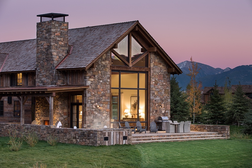 Back Exterior - Lodge at Shooting Star 04 - Teton Village, WY - Luxury Villa Rental